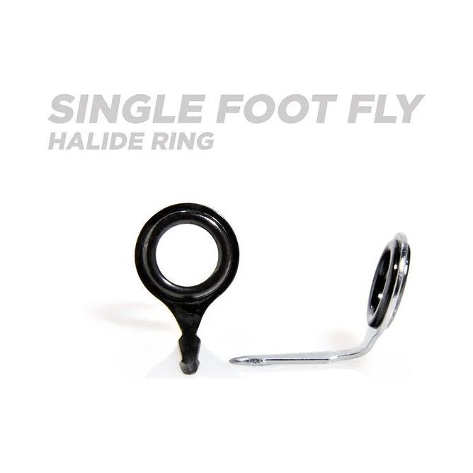 HFC - Halide Chrome Ring Single Foot Fly Guides CLOSEOUT