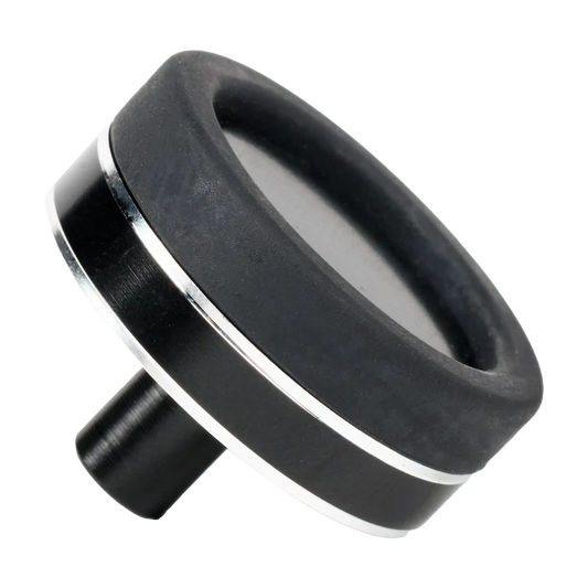 BCA - American Tackle Rubber Butt Cap with Designer Aluminum Trim