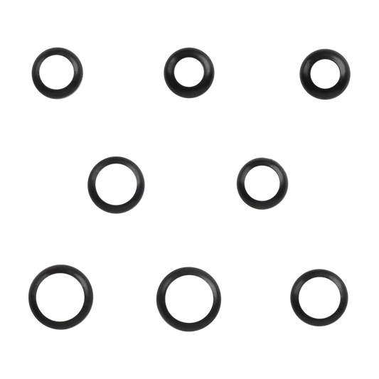 RWC - Black Rubber Winding Checks Xtra Small - 8-Piece Kit