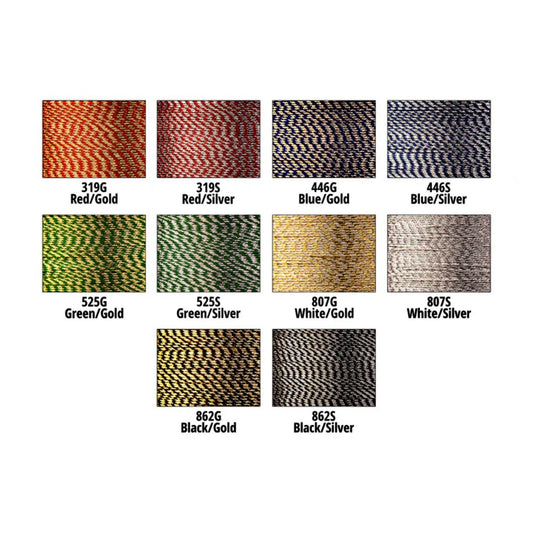 PWMT - Prowrap Metallic Twist Rod Building Thread 100yd Spools