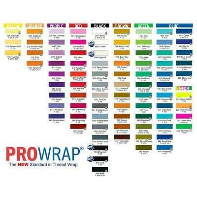 CFS-D Prowrap Colorfast Size D 100yd Spool Brown/Green/Blue/Neon Colors