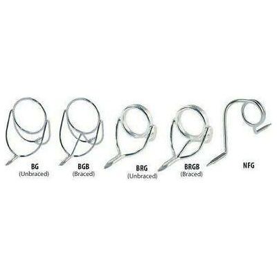 BGB - Hard Chrome Braced Boat Rod Wire Guides CLOSEOUT