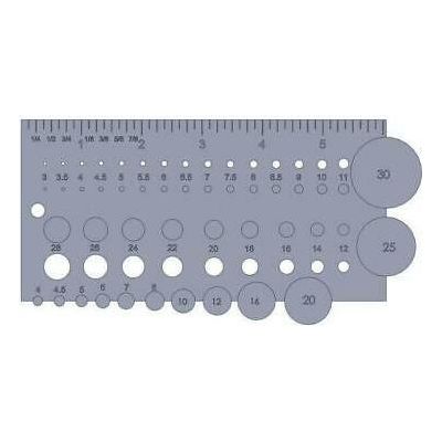 CRBGUAGE - Fishing Rod Building Guide and Tip Measuring Tool