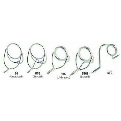 BRG - Hard Chrome Unbraced Boat Rod Wire Guides CLOSEOUT