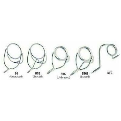BRG - HARD CHROME UNBRACED BOAT ROD WIRE GUIDES