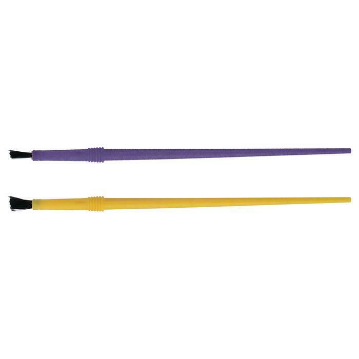 Disposable Nylon Fishing Rod Finishing Brushes 2 Sizes 100 Pack