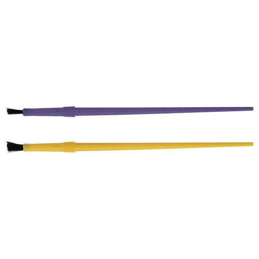 Disposable Nylon Fishing Rod Finishing Brushes 2 Sizes 100 Pack