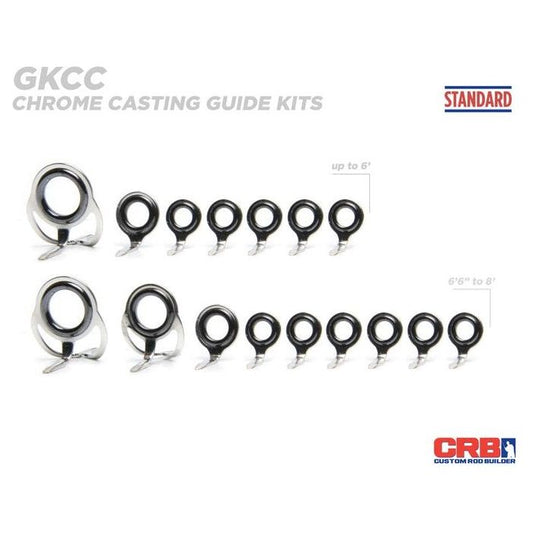 CRB Casting Rod Guide Kits POLISHED STANDARD