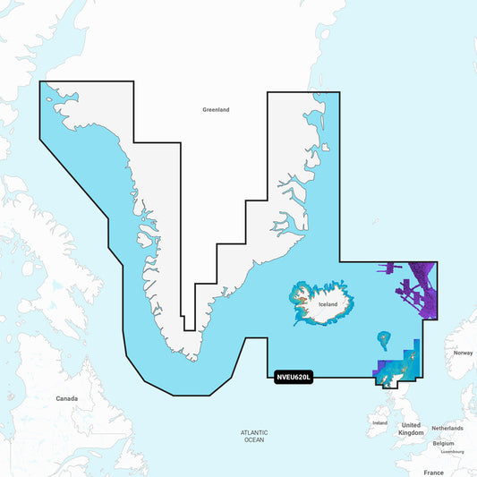 Garmin Navionics Vision+ NVEU620L Greenland  Iceland [010-C1270-00]