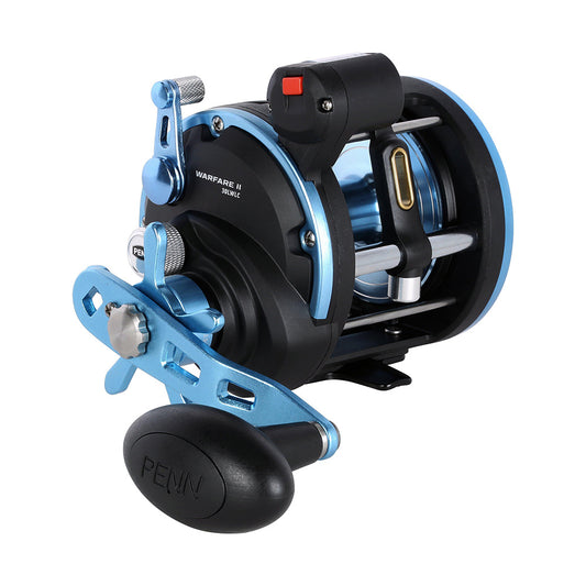 PENN WARII30LWLC Warfare II Level Wind 30 Right Hand Conventional Reel w/Line Counter [1639706]