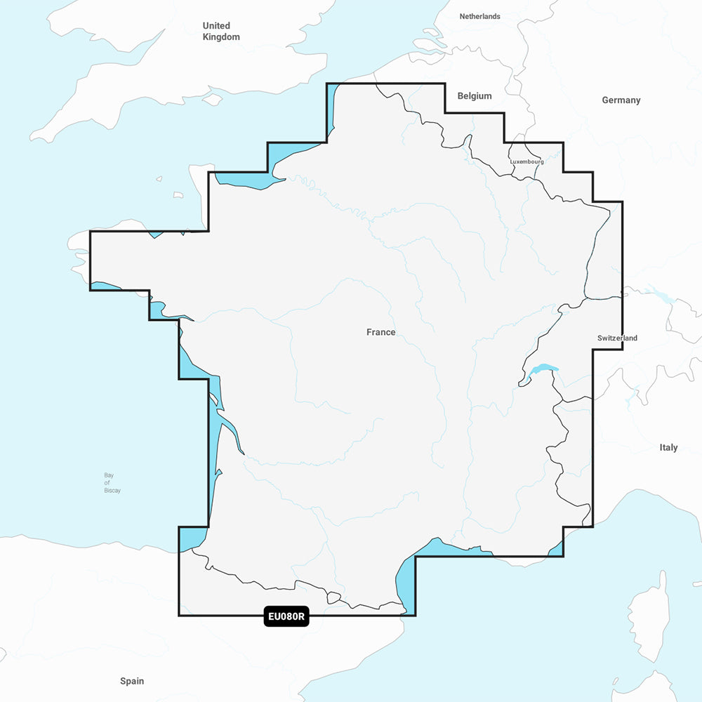 Garmin Navionics+ NSEU080R - France, Lakes  Rivers - Marine Chart [010-C1256-20]