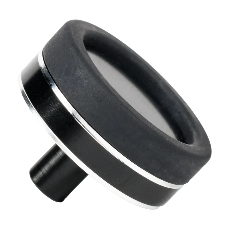 BCA - American Tackle Rubber Butt Cap with Designer Aluminum Trim