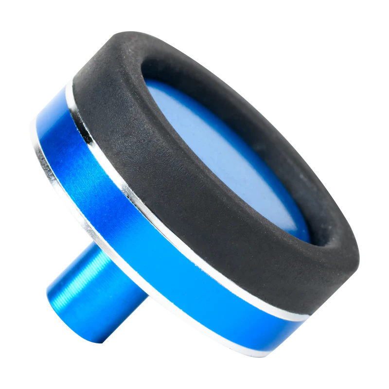 BCA - American Tackle Rubber Butt Cap with Designer Aluminum Trim
