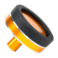 BCA - American Tackle Rubber Butt Cap with Designer Aluminum Trim