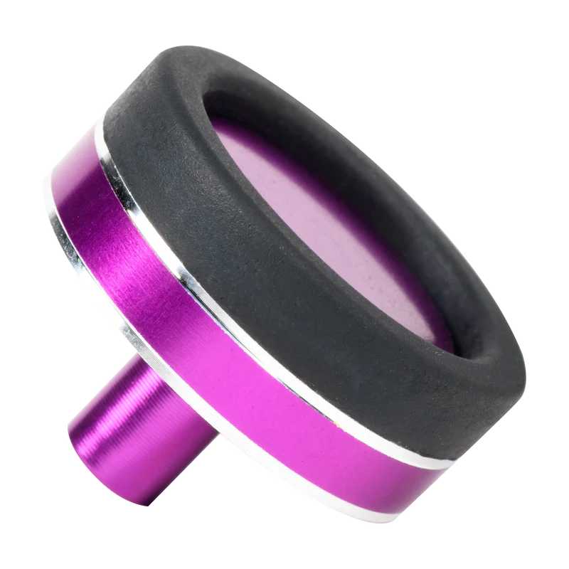 BCA - American Tackle Rubber Butt Cap with Designer Aluminum Trim