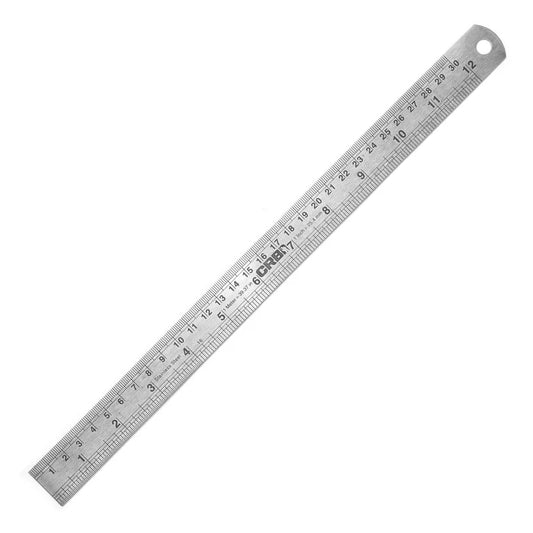 CRB-RULER - Stainless Steel Ruler – 12" / 30cm 5.0