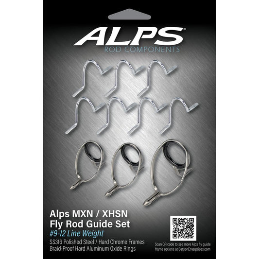 10'-8'6" 12wt-9wt Alps Polished Heavy Guide Kit/no top