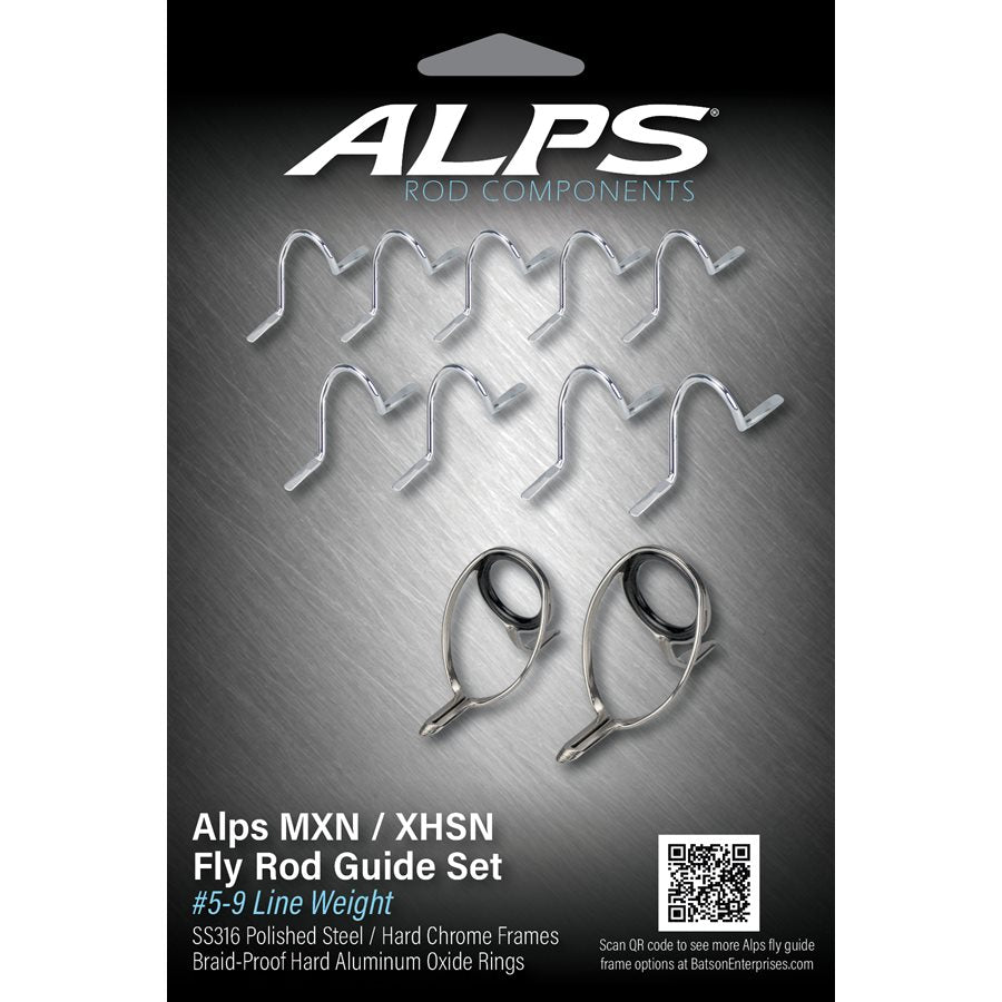 10'-8'6" 9wt-5wt Alps Polished Guide Kit/no top