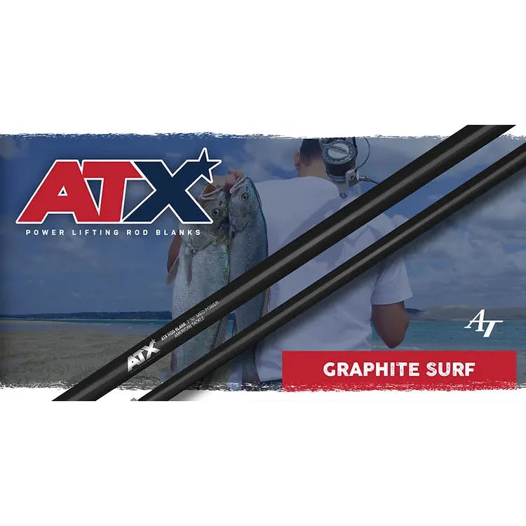 ATX AMERICAN TACKLE GRAPHITE SURF BLANKS 2PC  SEE DISCRIPTION