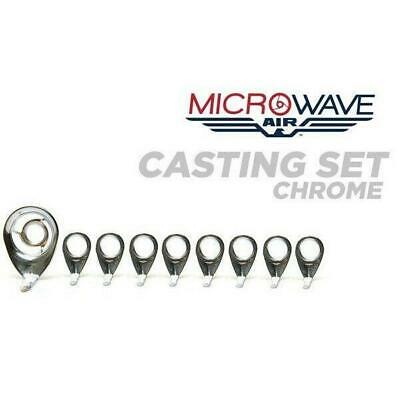 AW-SET-C AMERICAN TACKLE AIRWAVE SLIM RING LINE CONTROL CASTING GUIDE SET CHROME