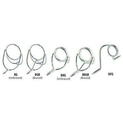 BGB - AMERICAN TACKLE HARD CHROME BRACED BOAT ROD WIRE GUIDES