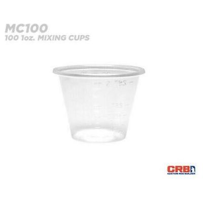 MC100 - 1oz Rod Building Mixing Cups Bulk Pack of 100