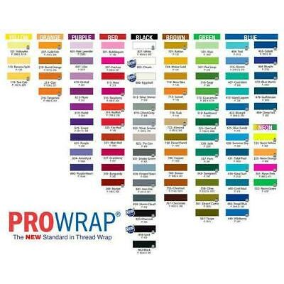 CFS-A PROWRAP COLORFAST SIZE A 100YD SPOOL BROWN/GREEN/BLUE/NEON COLORS