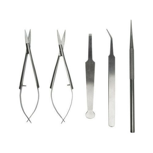 CRB-Tbox1 - Fishing Rod Building 5 Piece Professional Thread Tool Kit