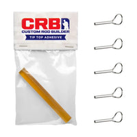 CRB FLY ROD POLISHED STAINLESS TIP TOP REPAIR KIT